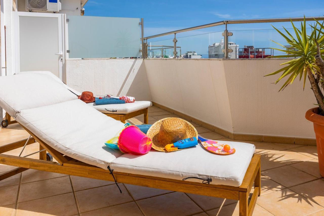 Seaview Penthouse In Algarve With Spacious Terrace Quarteira Esterno foto
